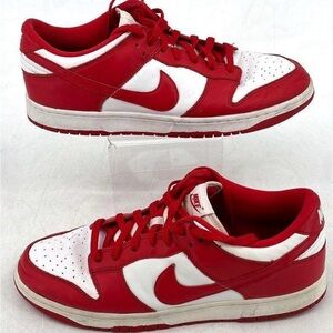 Nike Dunk Low Retro SP St. John’s White Red Men’s Size 13